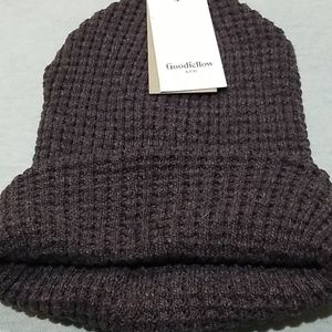Mens one size beanie grey
